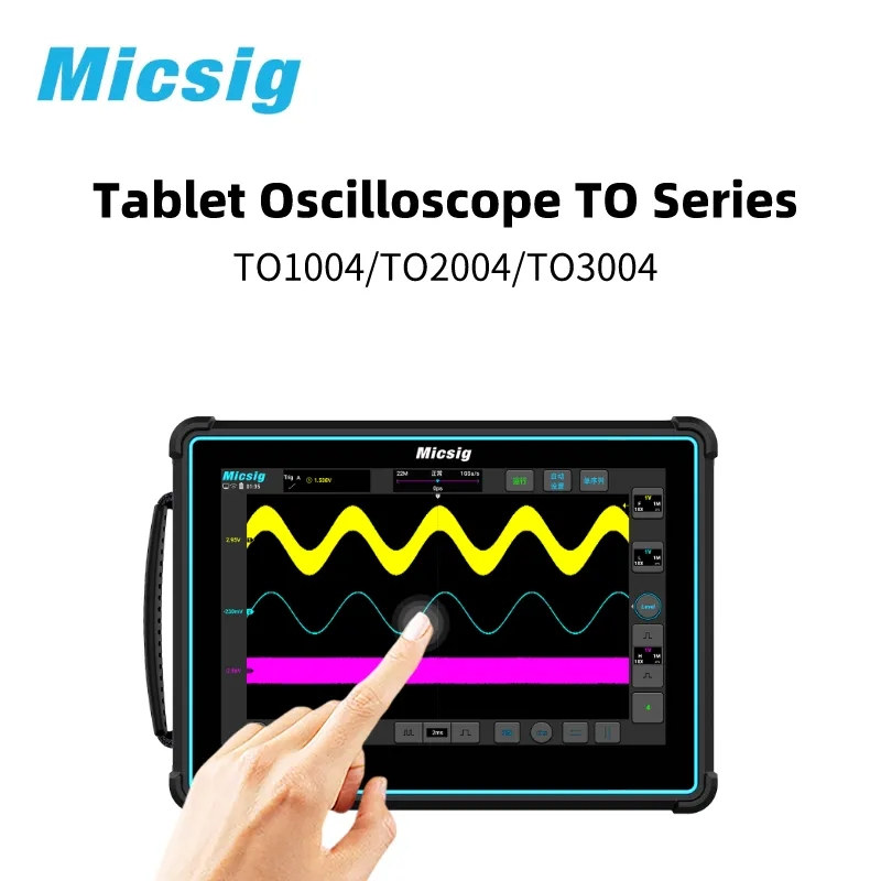 Signal Generator Spectrum Analyzer - Micsig TO1004 TO2004 TO3004 Flat-panel Digital