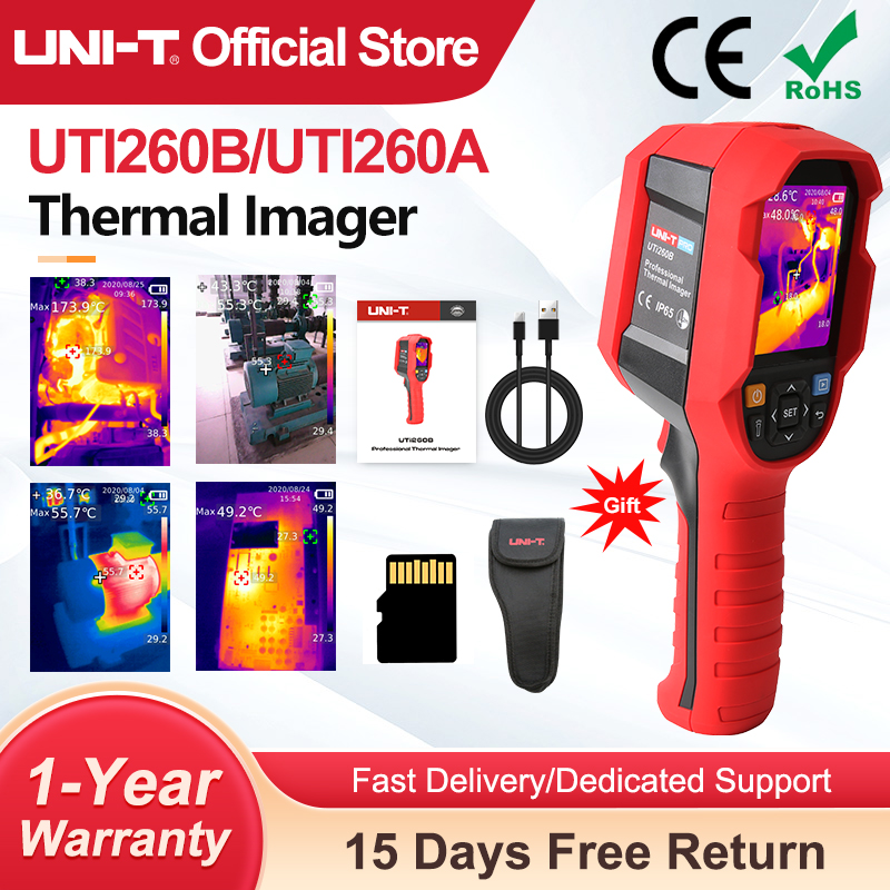 UNI-T UTI260B UTI260A Thermal  - đánh giá và giá Thermal Imaging Camera Pcb Repair