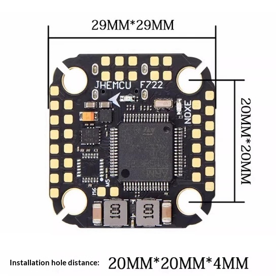 JHEMCU F722 NOXE F7 Flight Con - đánh giá và giá Fpv Flight Controller F7 Stack 60A