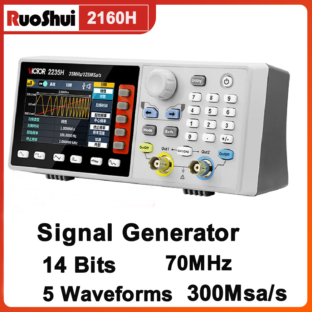 VICTOR Signal Generator Single - đánh giá và giá Function Arbitrary Waveform Generator