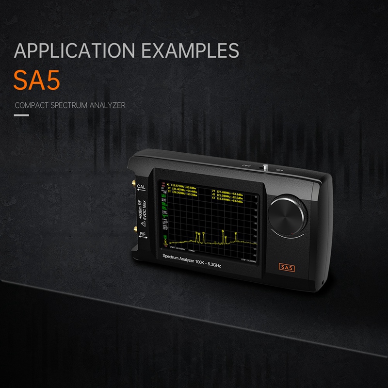 ●Newest 4inch IPS LCD SA5 Spec - đánh giá và giá Signal Generator Spectrum Analyzer
