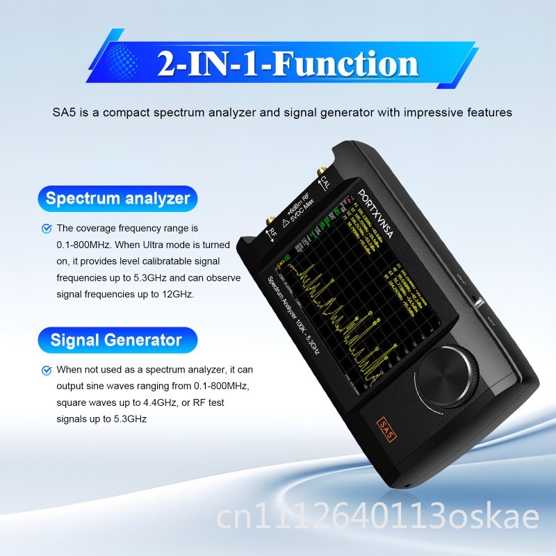 SA5 Multifunctional Handheld S - đánh giá và giá Signal Generator Spectrum Analyzer