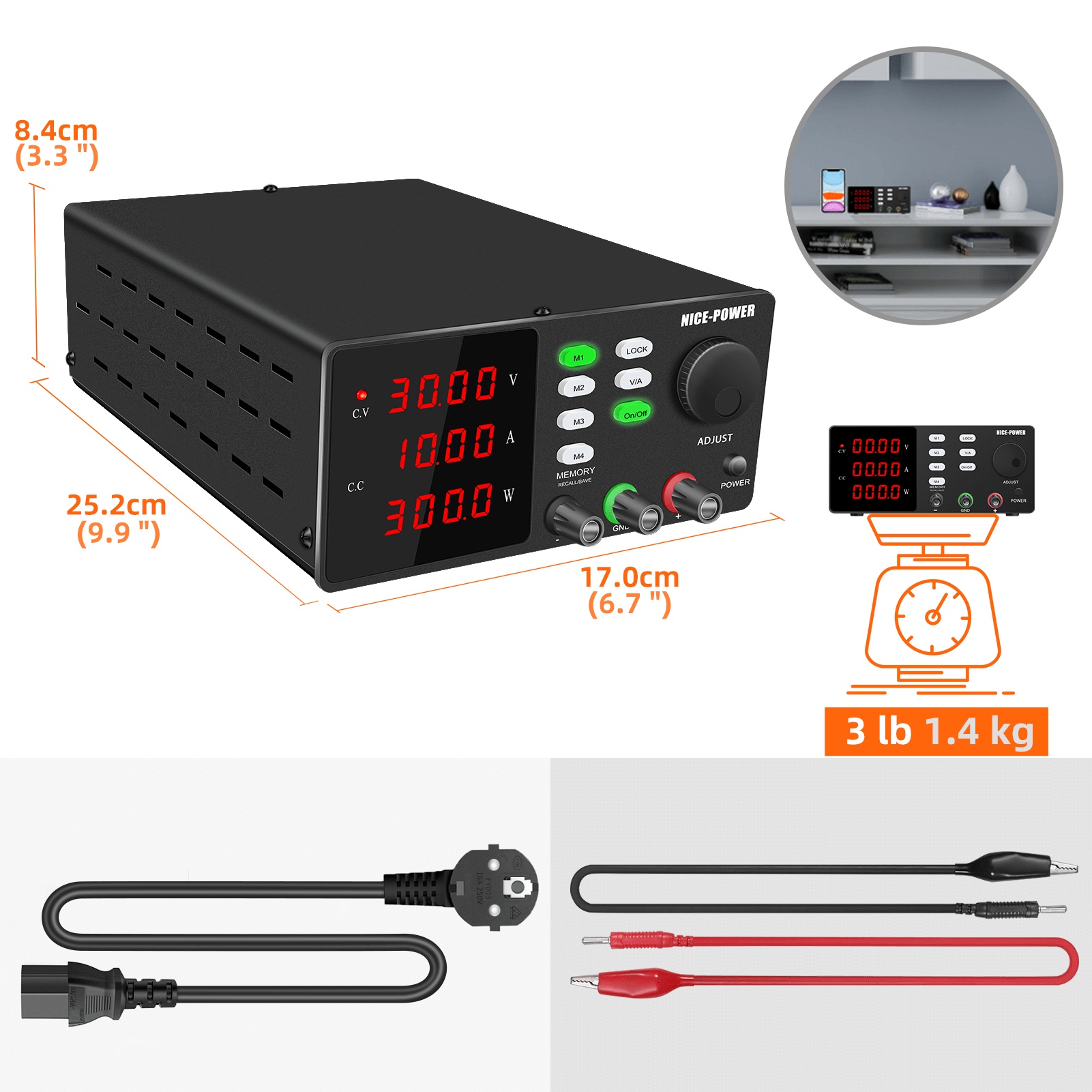 NICE-POWER RS232 Programmable  - đánh giá và giá Programmable Dc Power Supply 30V 10A