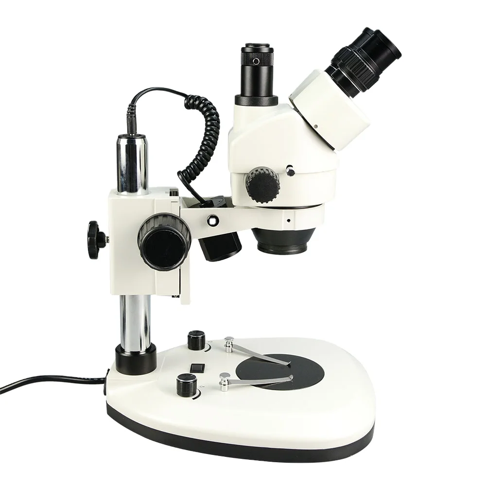 Factory 7x-45x Optical Industr - đánh giá và giá Stereo Trinocular Microscope Pcb