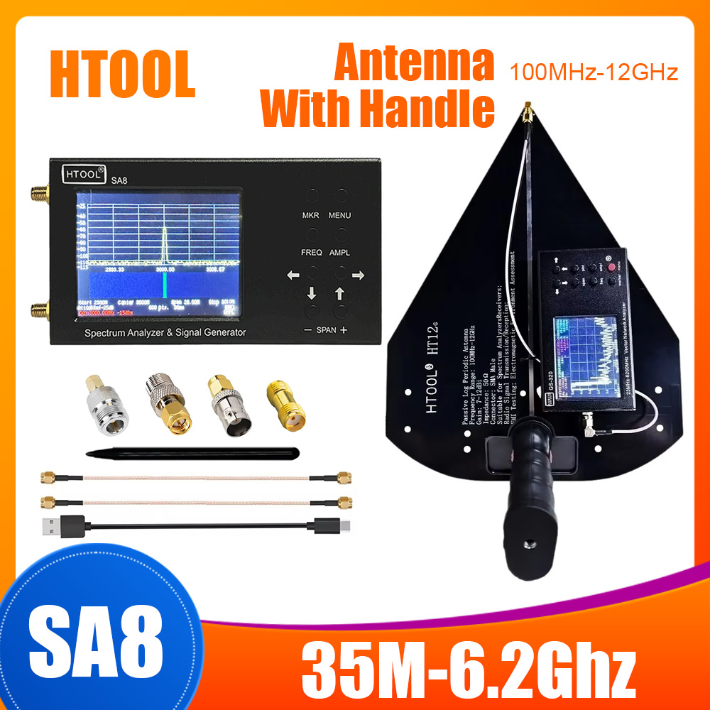 HTOOL SA8 Spectrum Analyzer 35 - đánh giá và giá Signal Generator Spectrum Analyzer