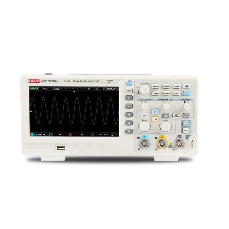 UTD2102CEX+ High Precision 100 - đánh giá và giá Digital Storage Oscilloscope 100Mhz